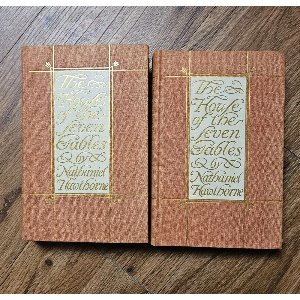 Lot of 2 Vintage Classics- The House of Seven Gables by Nathaniel Hawthorne 1851